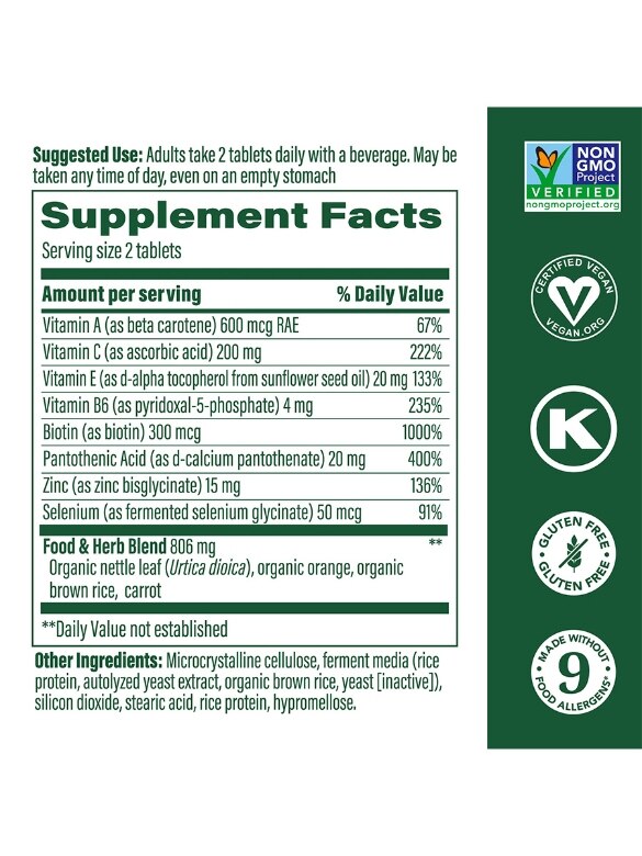 Skin Nails & Hair Tablets by MegaFood