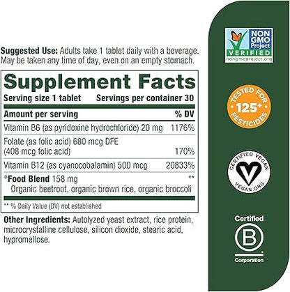 Vegan B-12 500mcg Tablets by MegaFood