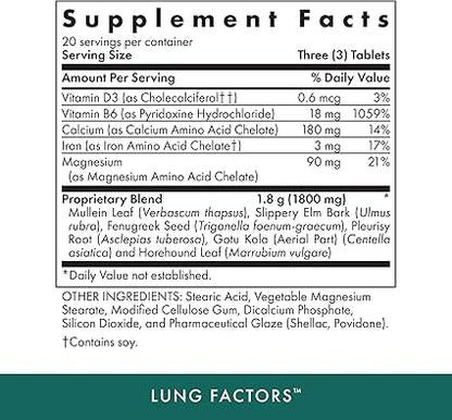 Lung Factors Tablets by Michael's Health