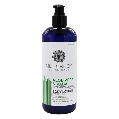 Aloe Vera & PABA Body Lotion by Mill Creek Botanicals