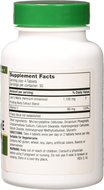 Super Lion's Mane Tablets by Mushroom Wisdom