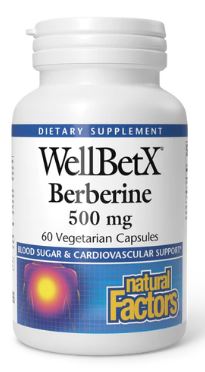 Berberine 500mg Capsules by Natural Factors