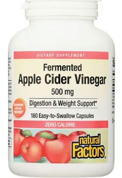Fermented Apple Cider Vinegar Capsules Twin Pack by Natural Factors