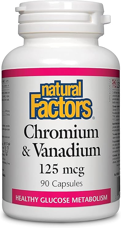 Chromium & Vanadium Capsules by Natural Factors