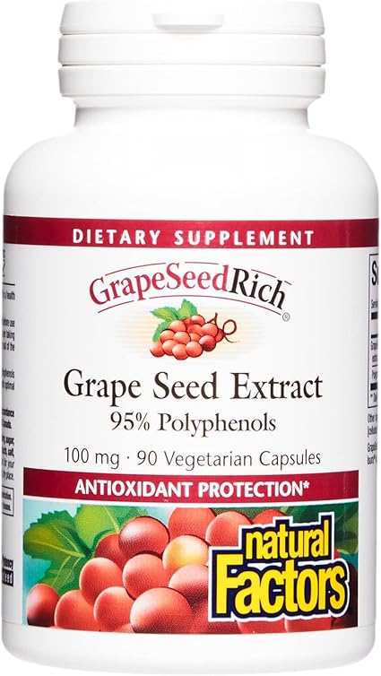 Grapeseed Extract Capsules by Natural Factors