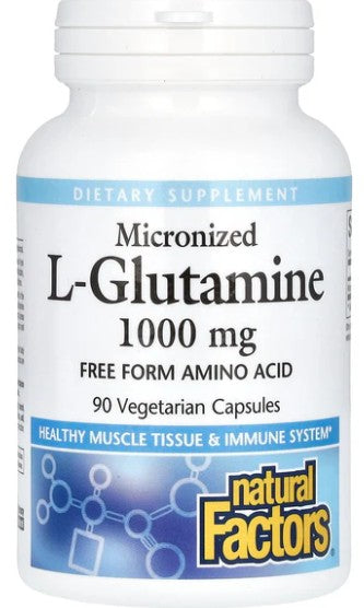 L-Glutamine 1000mg Capsules by Natural Factors