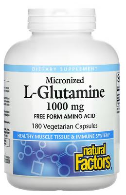L-Glutamine 1000mg Capsules by Natural Factors