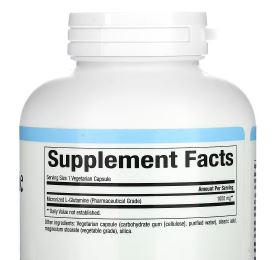 L-Glutamine 1000mg Capsules by Natural Factors