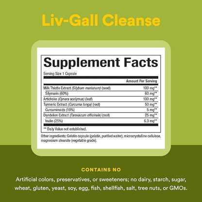 Liver-Gall Cleanse Capsules by Natural Factors