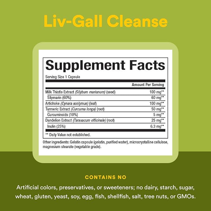 Liver-Gall Cleanse Capsules by Natural Factors
