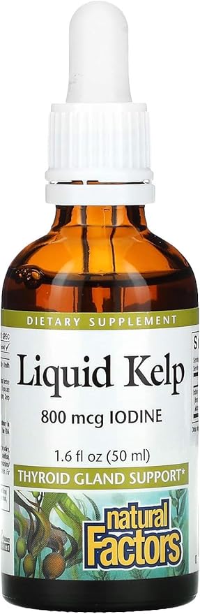 Liquid Kelp 800mcg Iodine by Natural Factors