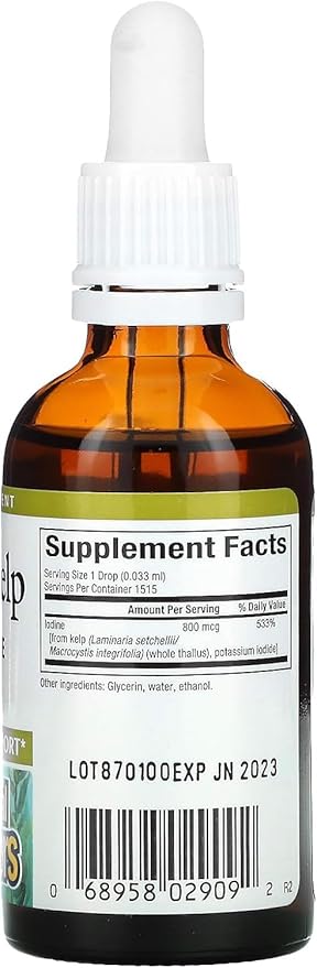 Liquid Kelp 800mcg Iodine by Natural Factors