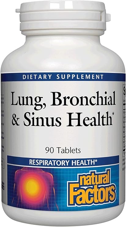 Lung Bronchial & Sinus Tablets by Natural Factors