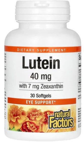 Lutein 40mg Softgels by Natural Factors