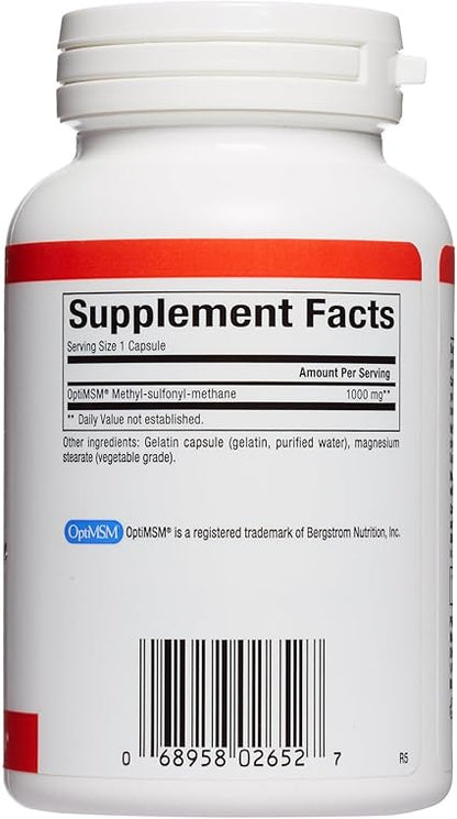 MSM 1000mg Capsules by Natural Factors