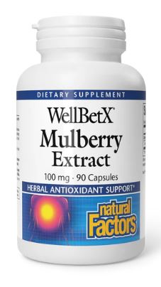 Mulberry Extract 100mg Capsules by Natural Factors