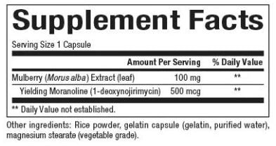 Mulberry Extract 100mg Capsules by Natural Factors