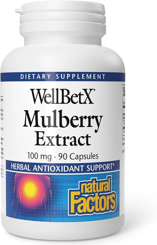 Mulberry Extract 100mg Capsules by Natural Factors