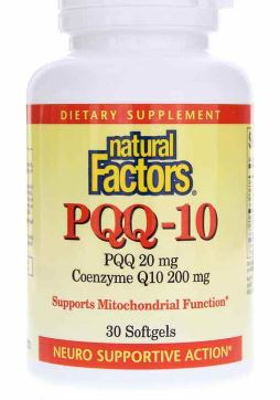 PQQ 20mg CoQ10 200mg Softgels by Natural Factors
