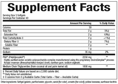 Slim Styles PGX 750mg Softgels by Natural Factors