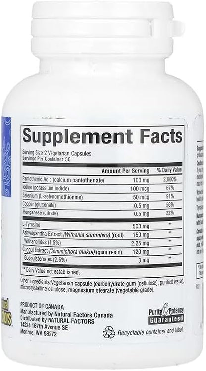 ThyroSense Thyroid Formula Capsules by Natural Factors