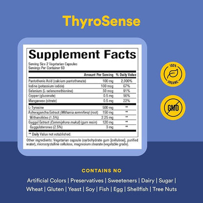 ThyroSense Thyroid Formula Capsules by Natural Factors