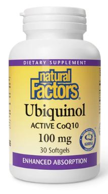 Ubiquinol CoQ-10 100mg Softgel Twin Pack by Natural Factors