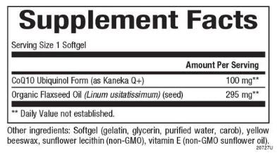 Ubiquinol CoQ-10 100mg Softgels by Natural Factors