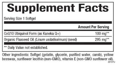 Ubiquinol CoQ-10 100mg Softgels Twin Pack by Natural Factors