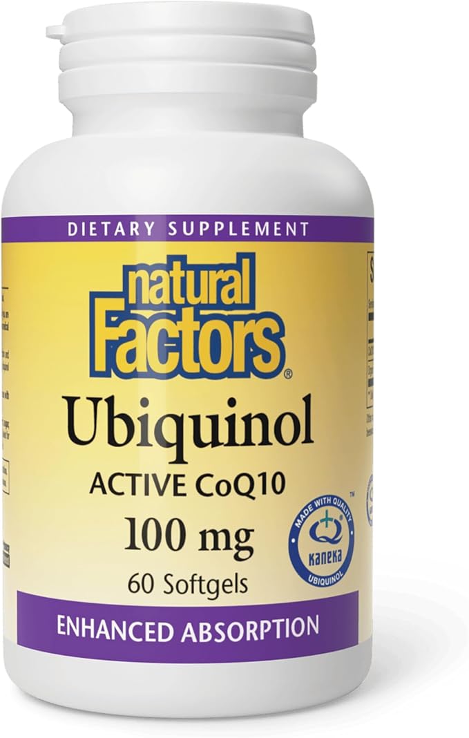 Ubiquinol CoQ-10 100mg Softgels Twin Pack by Natural Factors