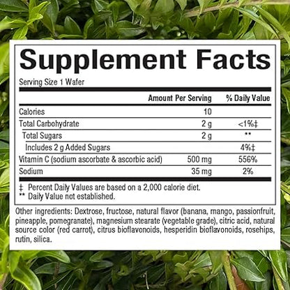 Vitamin C 500mg Tropical Chewable Tablets by Natural Factors