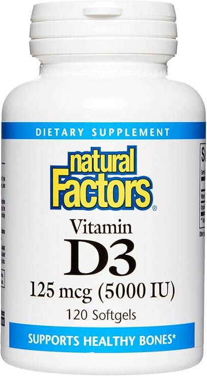 Vitamin D3 5000iu Softgels Twin Pack by Natural Factors