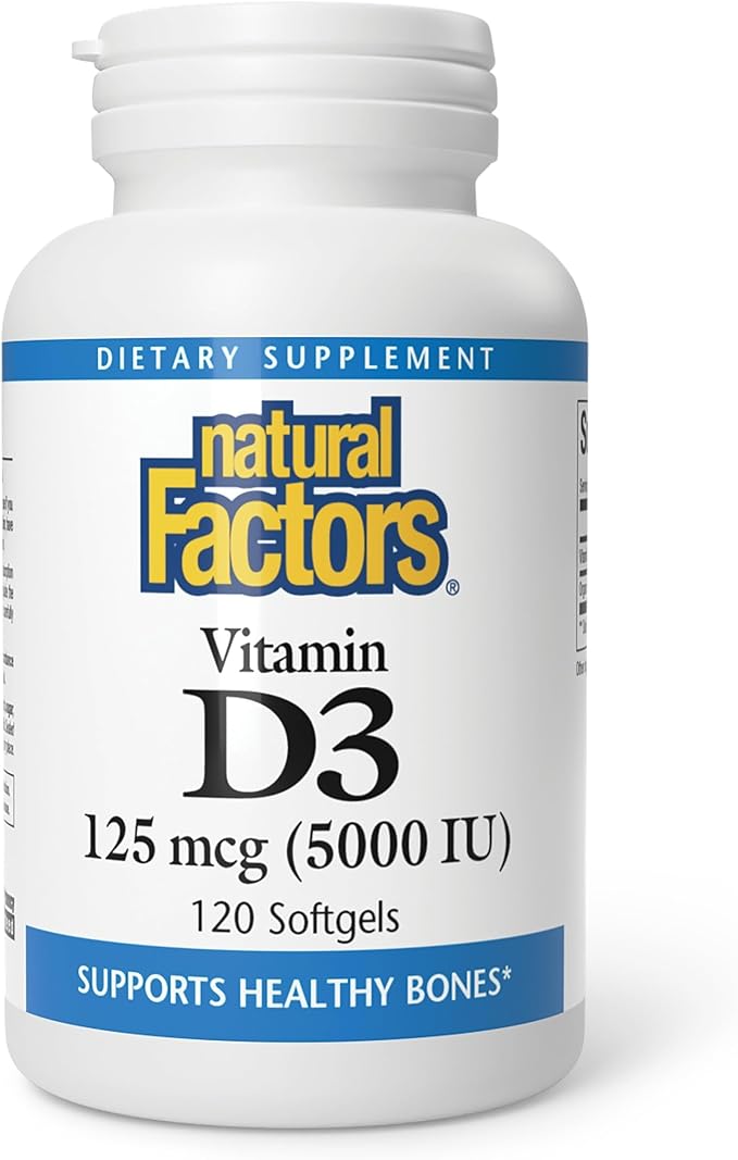 Vitamin D3 5000iu Softgels Twin Pack by Natural Factors