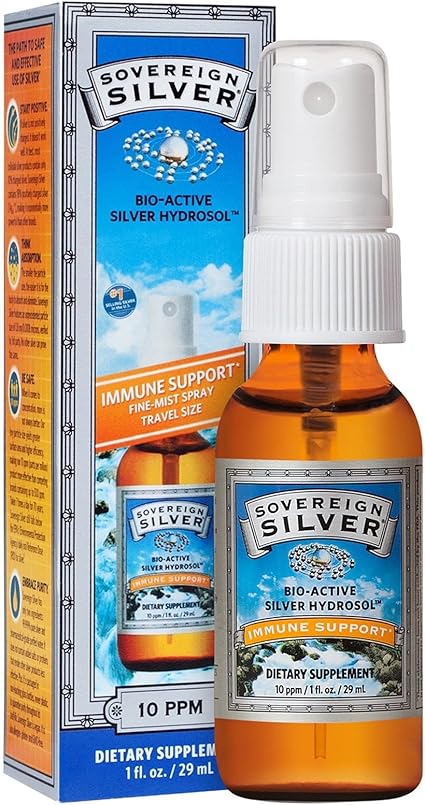 Colloidal Silver 10 PPM Spray by Sovereign Silver