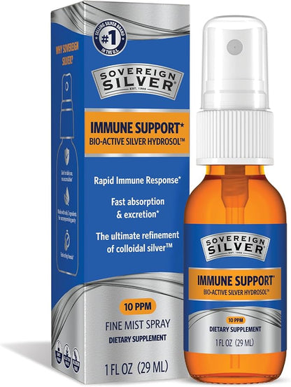 Colloidal Silver 10 PPM Spray by Sovereign Silver