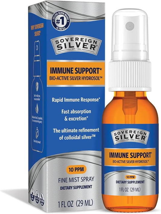 Colloidal Silver 10 PPM Spray by Sovereign Silver
