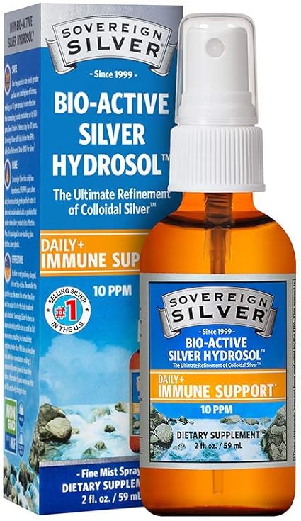 Colloidal Silver 10 PPM Spray by Sovereign Silver