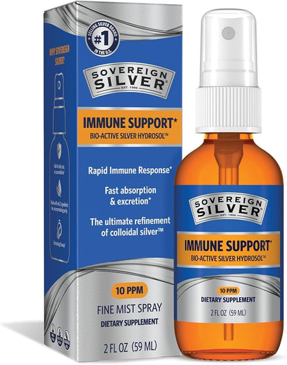Colloidal Silver 10 PPM Spray by Sovereign Silver