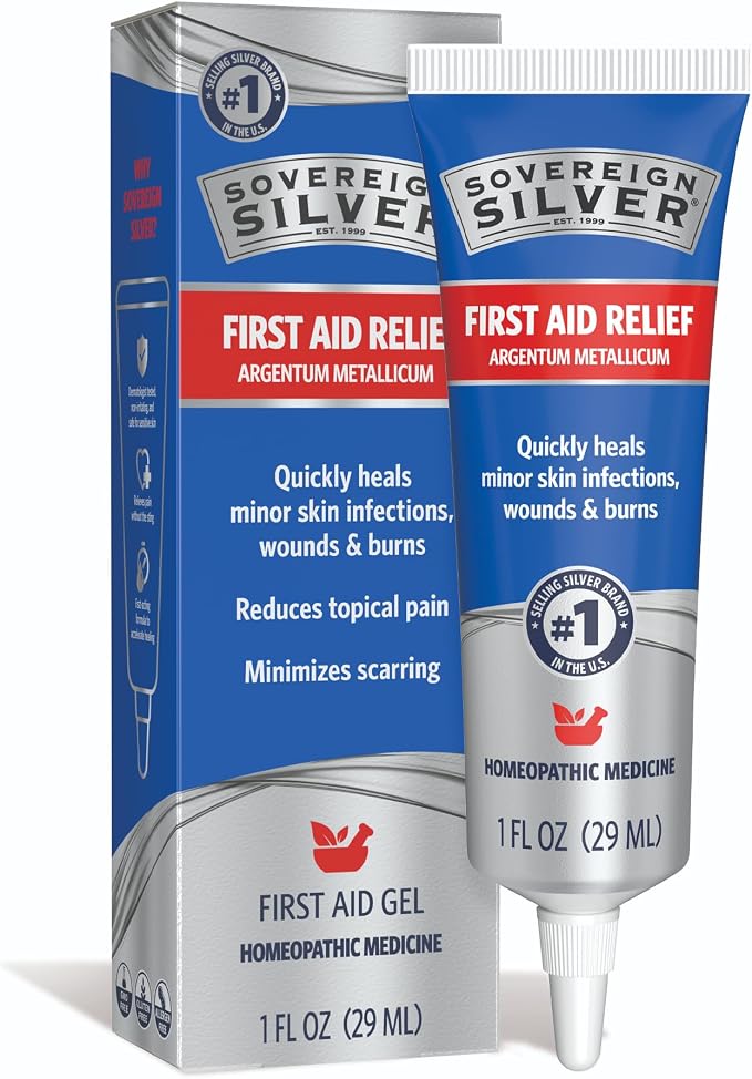 Colloidal Silver First Aid Gel by Sovereign Silver
