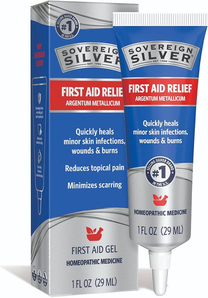 Colloidal Silver First Aid Gel by Sovereign Silver