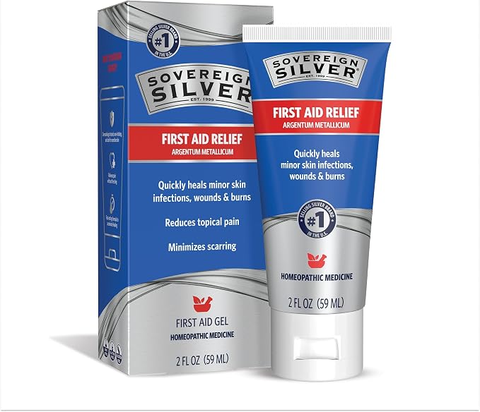 Colloidal Silver First Aid Gel by Sovereign Silver