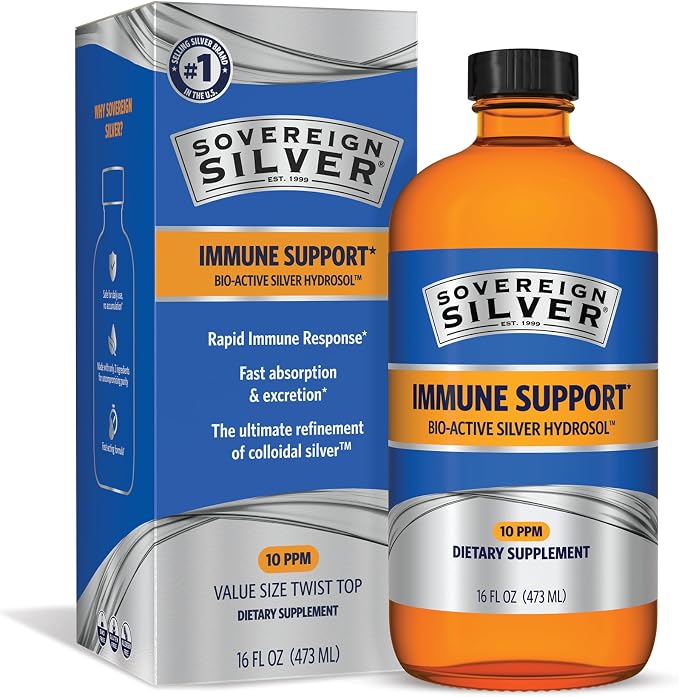 Colloidal Silver 10 PPM by Sovereign Silver