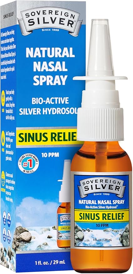 Colloidal Silver Nasal Spray by Sovereign Silver