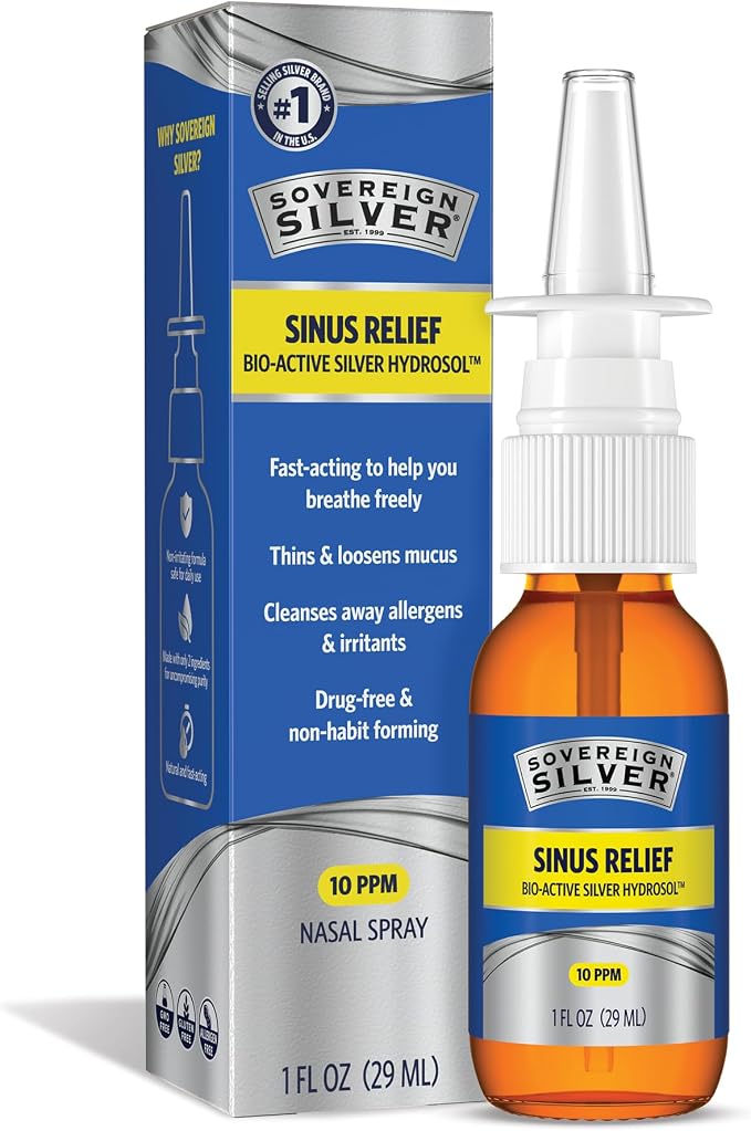 Colloidal Silver Nasal Spray by Sovereign Silver