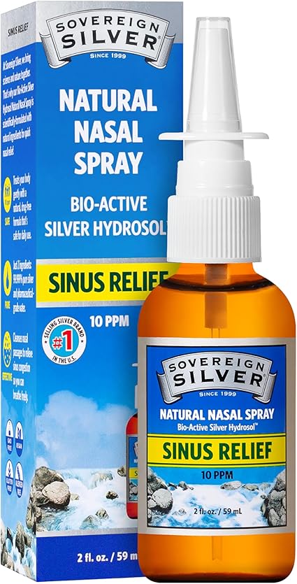 Colloidal Silver Nasal Spray by Sovereign Silver