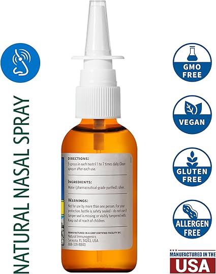 Colloidal Silver Nasal Spray by Sovereign Silver