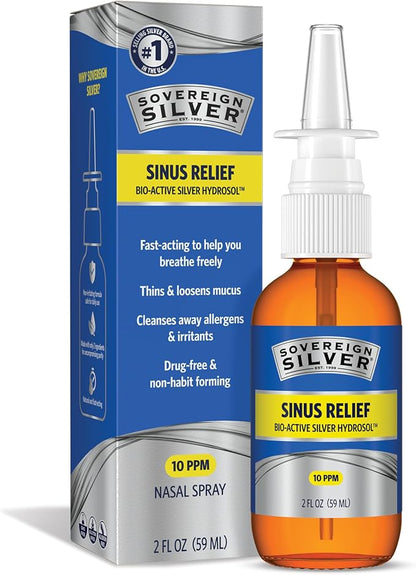 Colloidal Silver Nasal Spray by Sovereign Silver