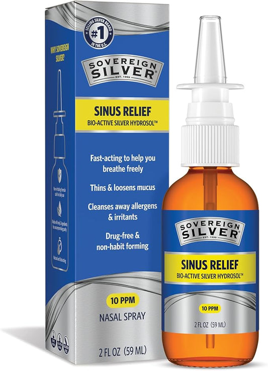 Colloidal Silver Nasal Spray by Sovereign Silver