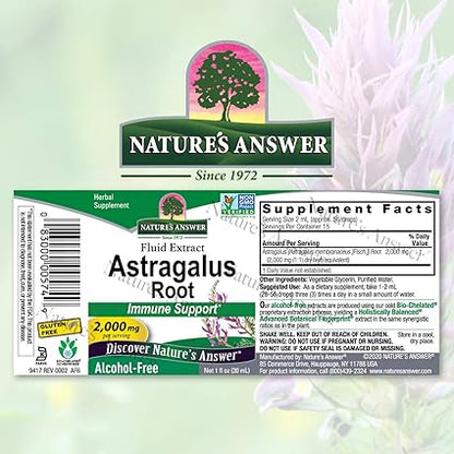 Astragalus Root Alcohol Free Extract by Nature's Answer