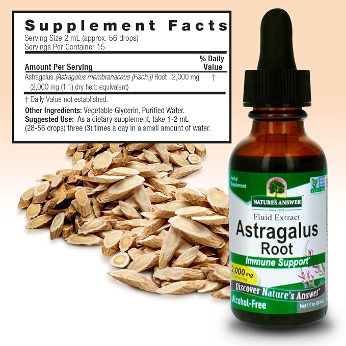 Astragalus Root Alcohol Free Extract by Nature's Answer